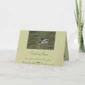 Vatertag Karte (Rückseite)