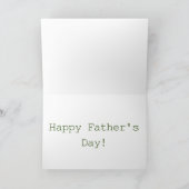 Vatertag Karte (Innenseite)