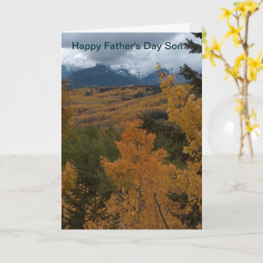 Vatertag Karte (Gelbe Blume)