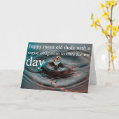 Vatertag Karte (Gelbe Blume)