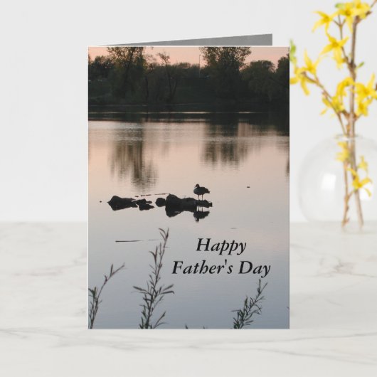 Vatertag Karte (Gelbe Blume)