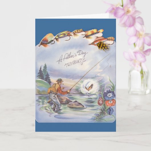 Vatertag Karte (Orchidee)