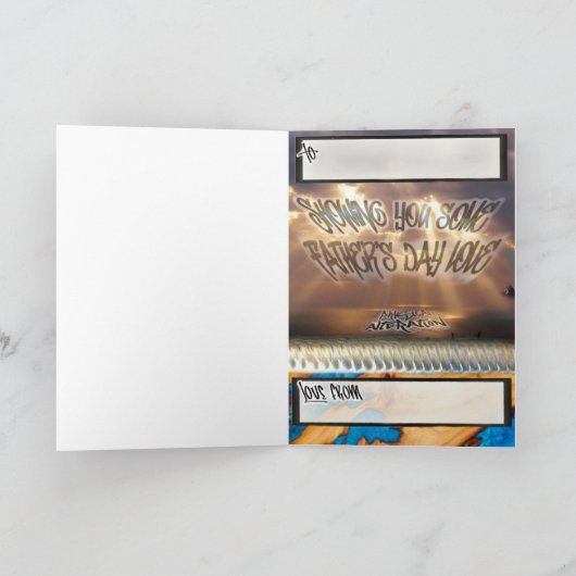 Vatertag-Karte DJ Karte (Innenseite)