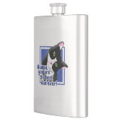 Vatertag Katze Flachmann (Links)