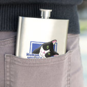 Vatertag Katze Flachmann (Beispiel)