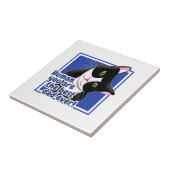 Vatertag Katze Fliese (Seite)