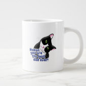 Vatertag Katze Jumbo-Tasse (Rechts)