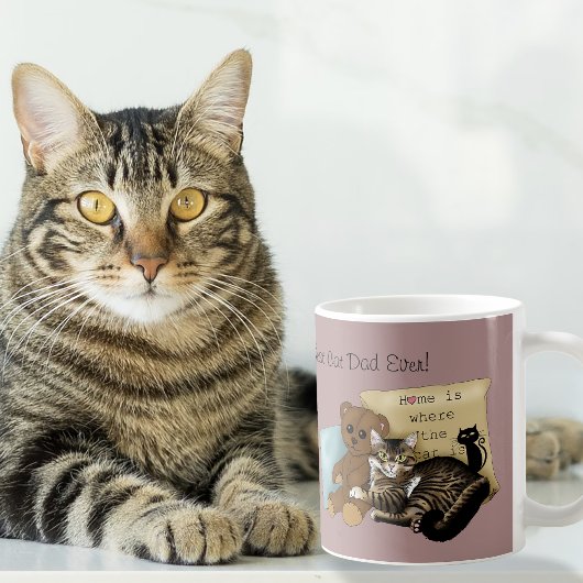 Vatertag Katze Kaffeetasse