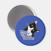 Vatertag Katze Magnet (Vorderseite/Rückseite)