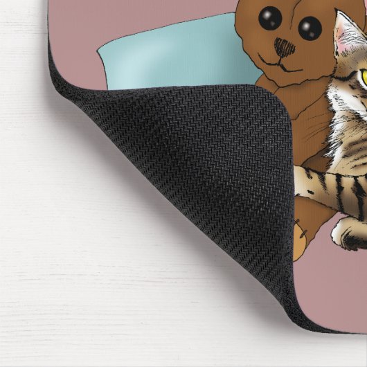 Vatertag Katze Mousepad (Ecke)