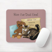Vatertag Katze Mousepad (Mit Mouse)