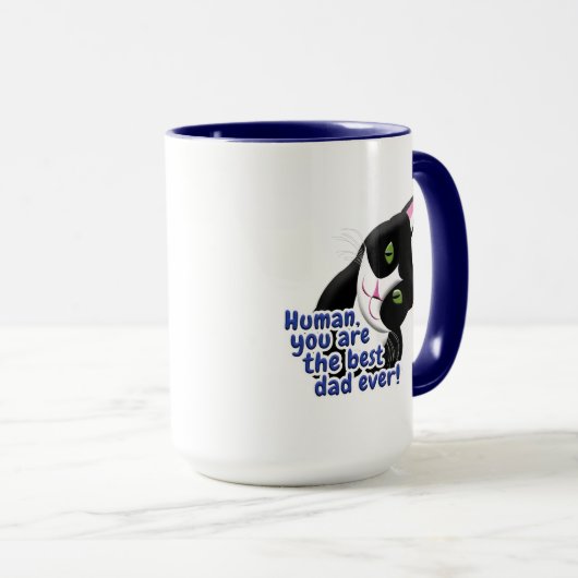 Vatertag Katze Tasse (VorderseiteRechts)