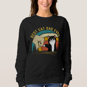 Vatertag Katzenpapa Meowy Bester Katzenpapa überha Sweatshirt