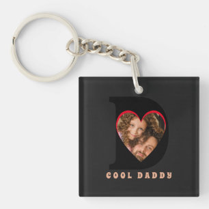 Vatertag Keepake Foto Vater Herz Collage Schlüsselanhänger