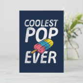 Vatertag Kinder Foto Coolster Pop je Karte (Stehend Vorderseite)