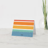 Vatertag Kinder Foto Opa Golf Lover Karte (Rückseite)