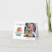 Vatertag Kinder Foto Opa Golf Lover Karte (Vorderseite)