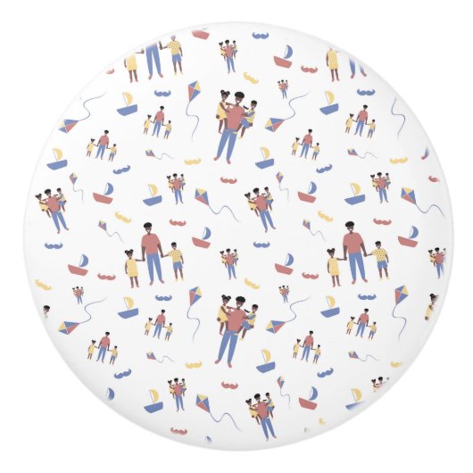 Vatertag Knob Keramikknauf (Vorderseite)