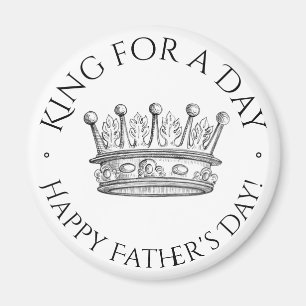 Vatertag König für einen Tag Magnet