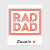 Vatertag - Krasser Vater Aufkleber (Blatt)