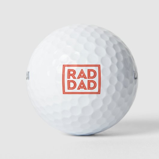 Vatertag - Krasser Vater Golfball (Vorderseite)