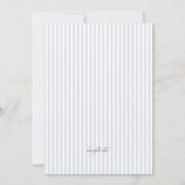 Vatertag Krawatte Einladung (Rückseite)