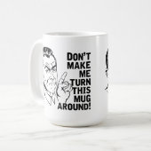 Vatertag lässt mich diese Tasse nicht umdrehen (Vorderseite Links)