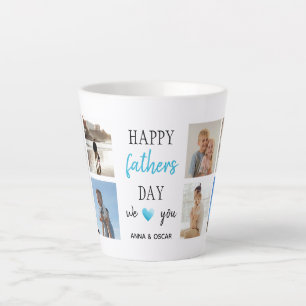 Vatertag Latte Tasse   Personalisierte Fotos