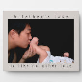 Vatertag | Liebe eines Vaters | Persönliches Foto Fotoplatte (Vorderseite)
