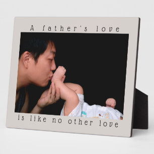 Vatertag   Liebe eines Vaters   Persönliches Foto Fotoplatte