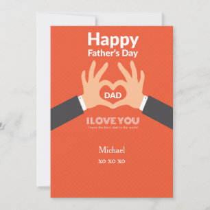Vatertag Liebe Grußkarte Karte