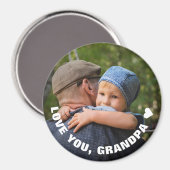 Vatertag Liebe Sie Opa Foto Magnet (Vorderseite/Rückseite)