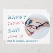 Vatertag Liebe U Daddy Pregnancy Ankündigung (Vorne/Hinten)