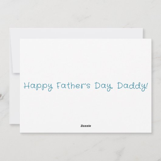 Vatertag Liebe U Daddy Pregnancy Ankündigung (Rückseite)