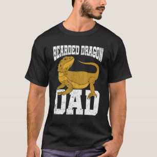 Vatertag Lizard Haustier Vater Reptil Bartett T-Shirt