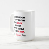 Vatertag lustig kaffeetasse (Vorderseite Links)