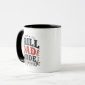 Vatertag/Lustiger Grill-Vater WRAP Tasse (Vorderseite Links)