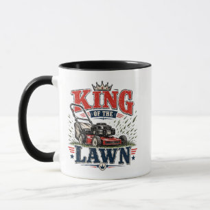 Vatertag/Lustiger Vater König Des Rasens WRAP Tasse