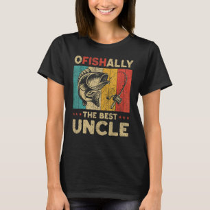 Vatertag Lustiges Angeln Ofishally Der Beste Onkel T-Shirt