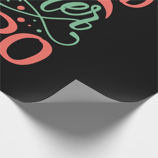 Vatertag Mann Hero Geschenkpapier (Ecke)