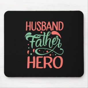 Vatertag Mann Hero Mousepad