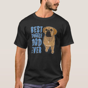 Vatertag Männer Tier Hund Liebhaber Puggle Vater C T-Shirt