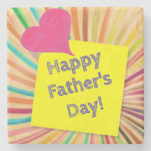 Vatertag Marmorstein Untersetzer