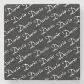 Vatertag Marmorstein Untersetzer (Vorderseite)