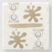 Vatertag Marmorstein Untersetzer (Vorderseite)