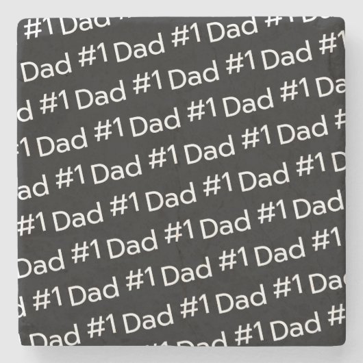 Vatertag Marmorstein Untersetzer (Vorderseite)