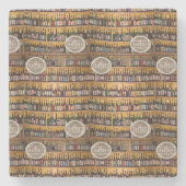 Vatertag Marmorstein Untersetzer (Vorderseite)