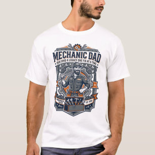 Vatertag Mechaniker Papa Shirt Lustiges arbeitende