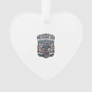 Vatertag Mechaniker Papa Shirt Lustiges Arbeitende Ornament