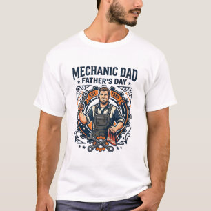 Vatertag Mechaniker Vater Shirt Lustig Arbeitender